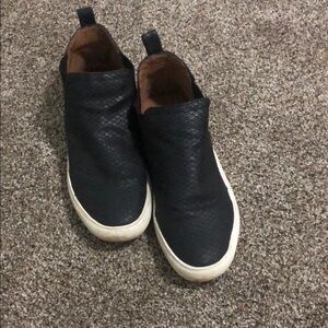 Black Slip-On Shoes